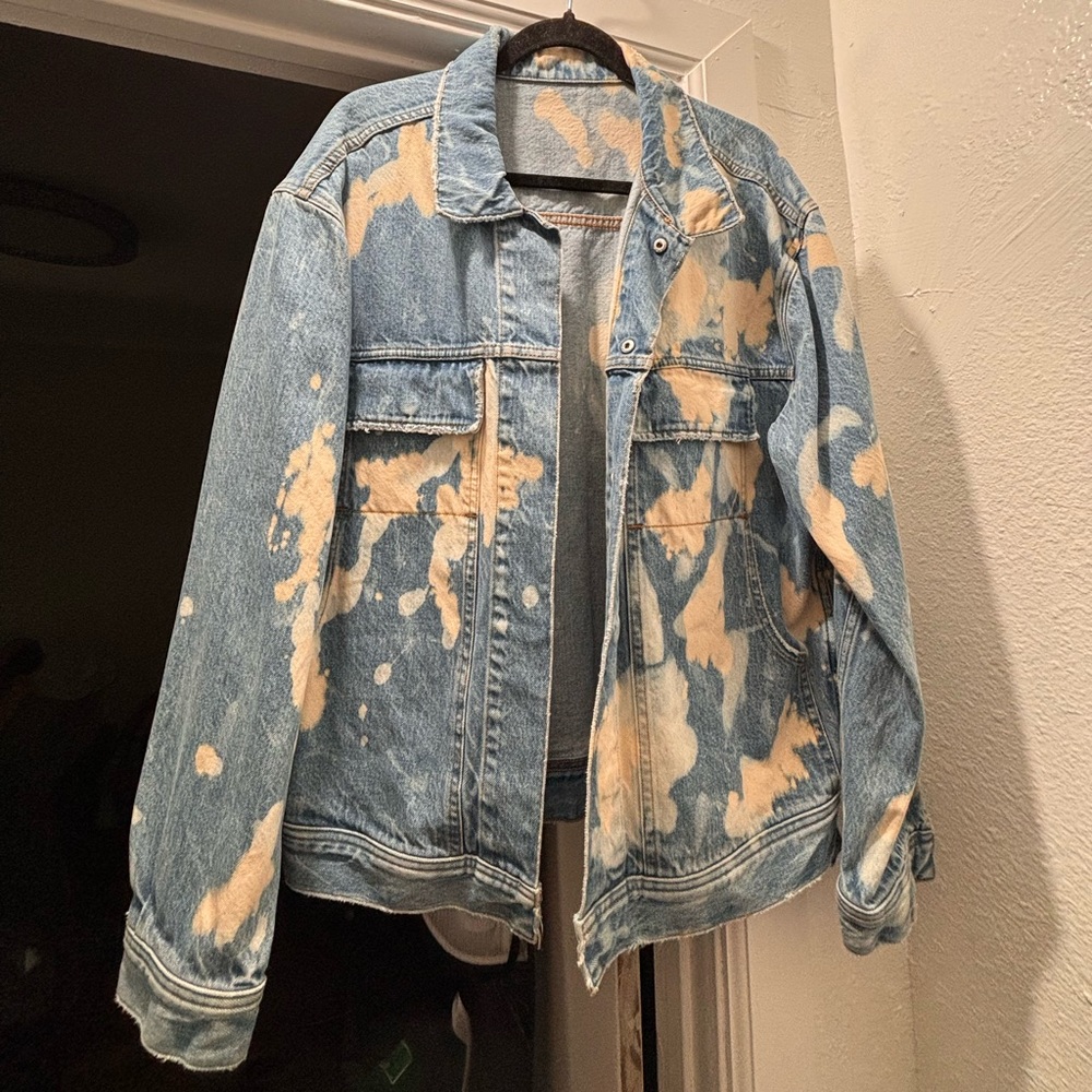 Oversized denim jacket